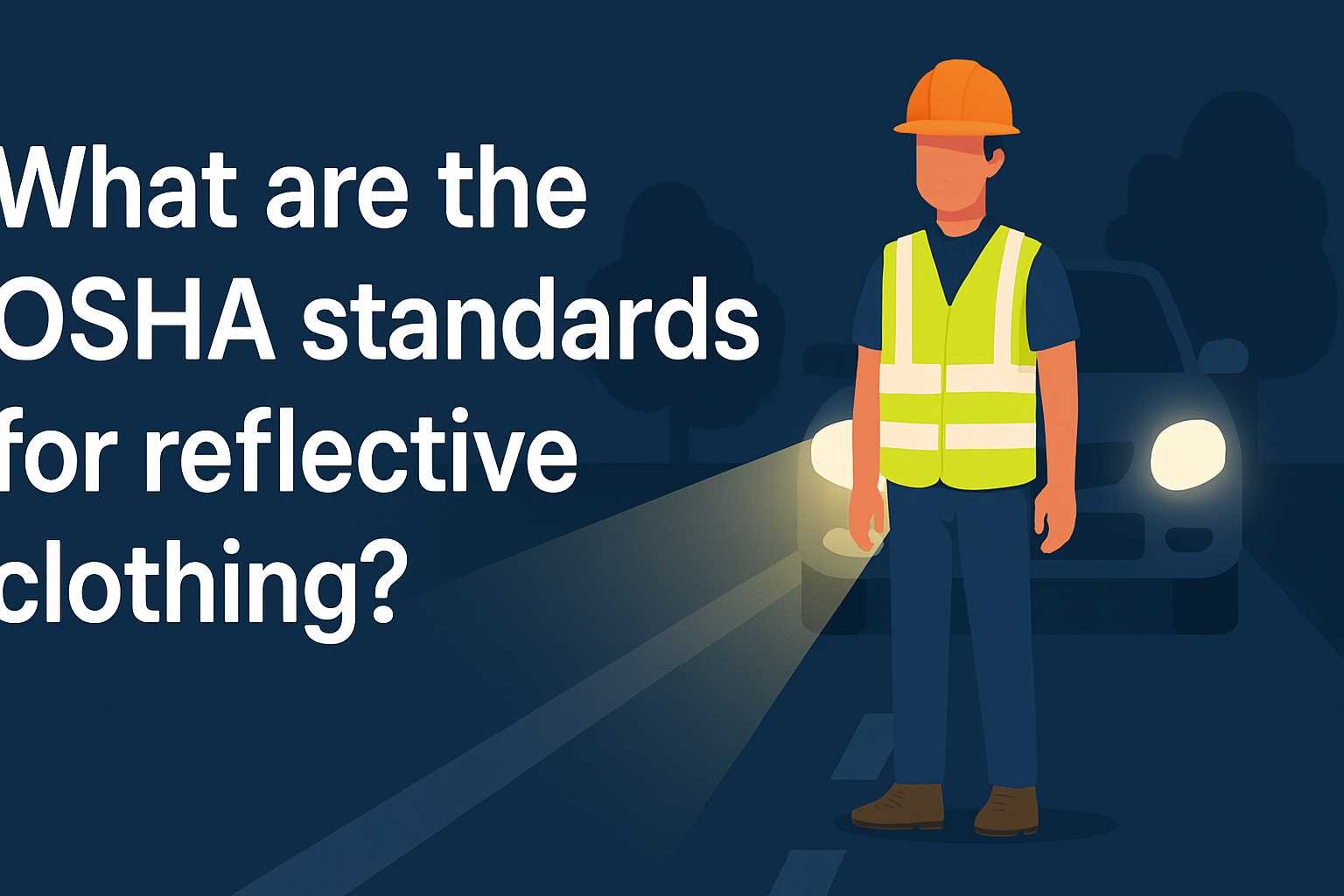 OSHA logo and safety vest